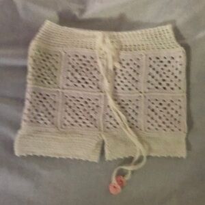 New Beach shorts handmade Crochet